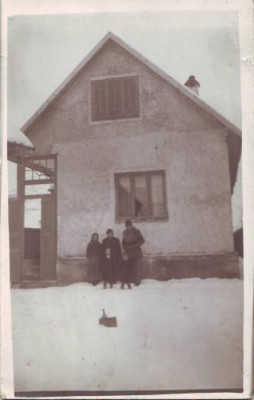 2292 Maier,Bistrita,casa taraneasca,circulat 1942 foto