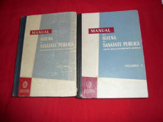 MANUAL DE IGIENA SI SANATATE PUBLICA -vol. 1+2 foto