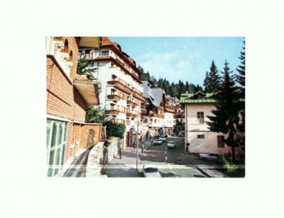CP148-03 Sinaia -Vedere -circulata 1975 foto