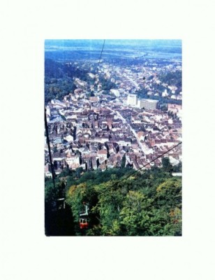CP148-16 Brasov -Vedere de pe Tampa -circulata 1978 foto