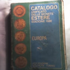 Catalog italian de monede 1986 Europa