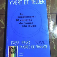 Catalog Yvert et Tellier 1990 - TIMBRE - FRANTA