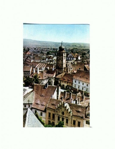 CP148-37 Sibiu -Vedere panoramica - RPR -circulata 1962