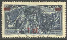 Polonia 1934 - SUPRATIPAR REGELE SOBIESKI, timbru stampilat, B2 foto