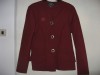 Costum dama, 46, Costum cu fusta, Burgundy, Verde