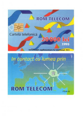 CARTELA ROMANIA 20.000 LEI 1995 1 &amp;amp;ndash; PENTRU COLECTIONARI ** foto