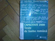 F.Sanmihaian;S.Dobra -Teste de lb. romana.CAPACITATE 2000 foto