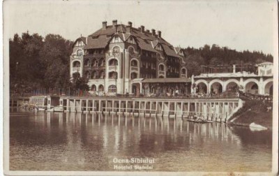 Ocna Sibiului, hotelul statului foto