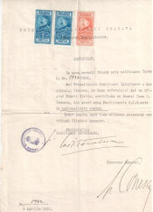 Certificat de nationalitate romana - 1930 foto