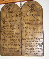 Placheta Cele 10 Porunci foto