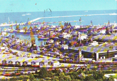V6 Portul Constanta Nave circulat 1971 foto