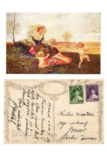 ILUSTRATA VECHE NR. 5 - DIN 1930 - THE JOYS OF SPRING - BUCURIA PRIMAVERII **