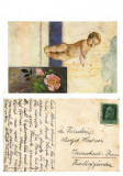 ILUSTRATA NR. 9 GERMANIA - DIN 1912 - PLOUA CU BANI IN MAINILE UNUI COPIL **