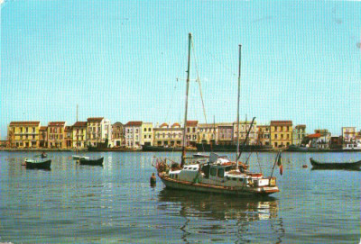 V11 Portul Tomis ambarcatiune circulat 1984 foto