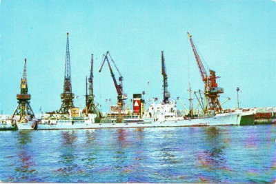 V14 Portul Constanta nava la incarcare necirculat foto