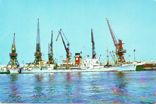 V14 Portul Constanta nava la incarcare necirculat V14 Portul Constanta nava la incarcare necirculat