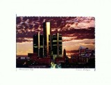 CP129-54 Renaissance City -Detroit, Michigan -necirculata