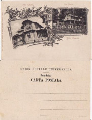 Baile Govora (Valcea) - Vilele Eftimiu,Mercur - cromo litografie foto