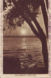 Ungaria Balaton -apus de soare, circulat 1939