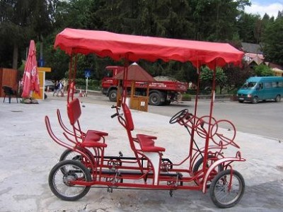 bicicleta tandem pret