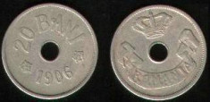 * Moneda 20 bani 1906 foto