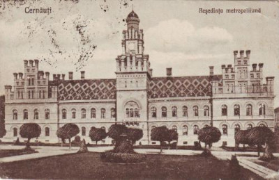 Cernauti, resedinta metropolitana, circulat 1923 foto