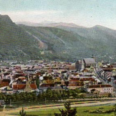 Brasov vedere generala, litho