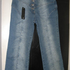 pantaloni dama blugi 3/4