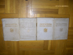 Enciclopedia Romaniei, editia 1938, 4 volume foto