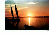 CP42- Egypt -Cairo -Sunset on the Nile (necirculata)