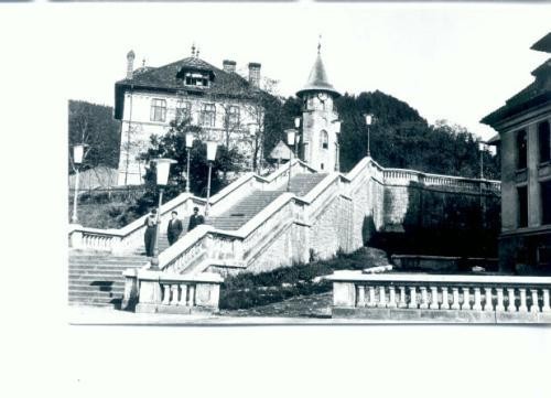 CP66-47-Piatra Neamt-Scarile spre turnul lui Stefan cel Mare-RPR