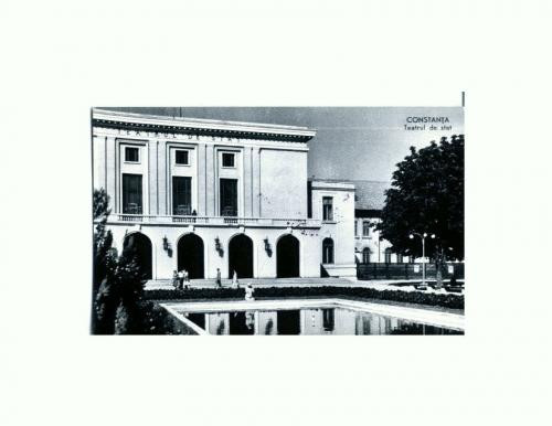 CP116-65 -Constanta -Teatrul de stat -RPR -circulata 1961