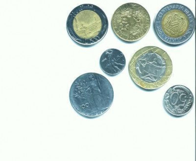 Minicolectie de monede ITALIA(94 bucati) foto