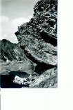 CP103-13 -Muntii Fagaras -Lacul si cabana Balea -circulata 1966
