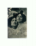 E FOTO 63 -Doua tinere -datata 7 iunie 1902 -circulata