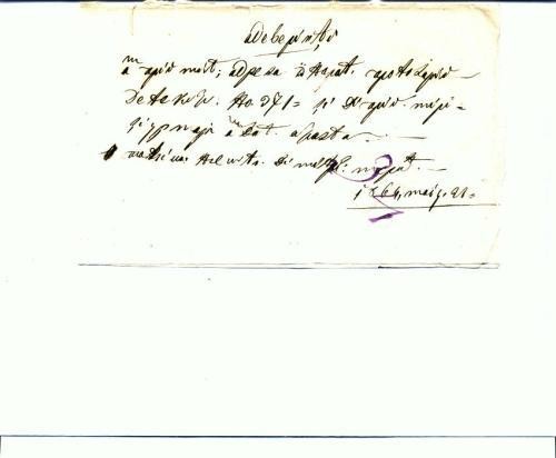Doc.128 -Adeverinta - 21 mai 1864