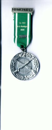 Medalie de tir-25-LES AMIS DE LA MONTAGNE-ORON-1986