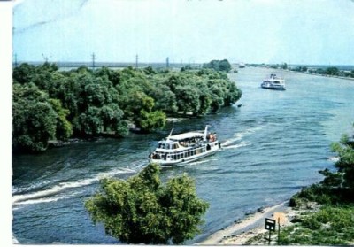 CP85-04 Delta Dunarii -Pe Dunarea veche -circulata 1983 foto