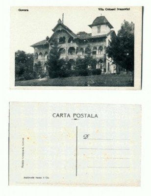 CP122-98 Govora -Vila Colonel Ivanovici -antebelica -necirculata foto