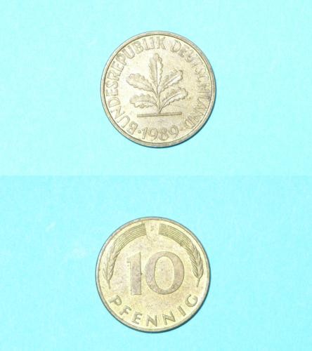 R.F.G. - 10 PFENNIG 1989 F R.F.G. - 10 PFENNIG 1989 F