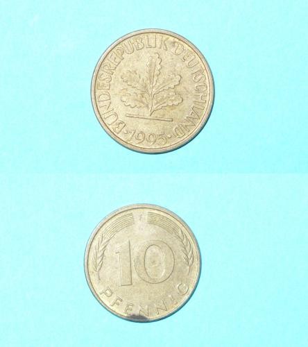 R.F.G. - 10 PFENNIG 1995 F R.F.G. - 10 PFENNIG 1995 F