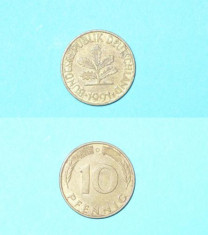 R.F.G. - 10 PFENNIG 1991 D foto