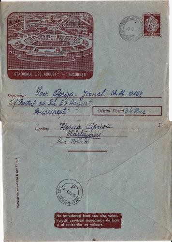 Fotbal -Stadionul 23 August Bucuresti -1959-deosebita Fotbal -Stadionul 23 August Bucuresti -1959-deosebita