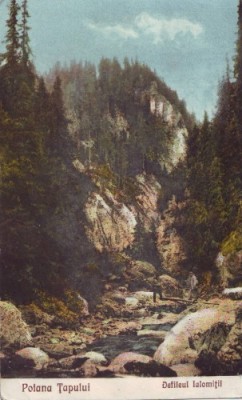 B5 Poaina Tapului Defileul Ialomitei1925 necirculat ANIMATA foto