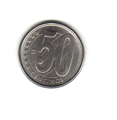 bnk mnd Venezuela 50 centimos 2007 unc foto