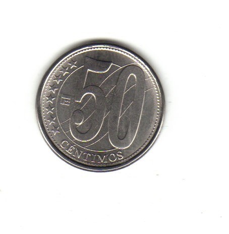 bnk mnd Venezuela 50 centimos 2007 unc