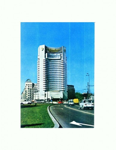 CP150-22 Bucuresti: Hotel Intercontinental - circulata 1978