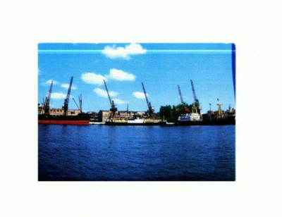 CP150-99 The Constanta Port (Panoramic View)- necirculata foto