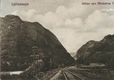 B28 Calimanesti Calea ferata spre manastirea Turnu foto