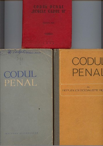 Codul penal 1936, codul penal 1948, codul penal 1968 | arhiva Okazii.ro